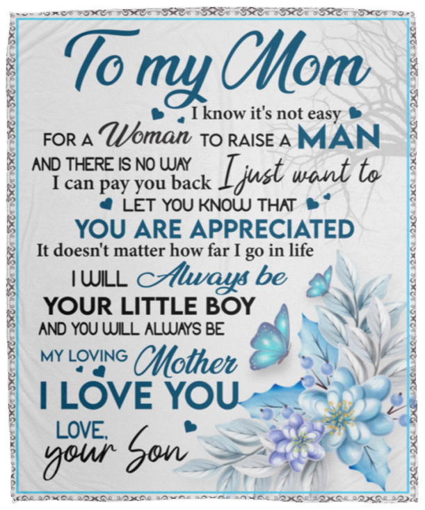 To My newest Mom Fleece Blanket 50x60